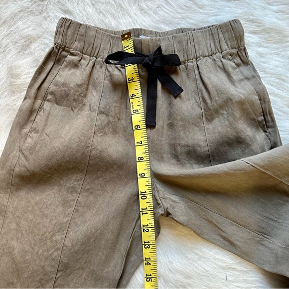 Aritzia Babaton Drawstring Linen Pants - Picture 9 of 11